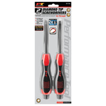 Performance Tool Diamond Tip Screwdrivers (2-Piece Set)