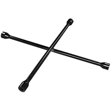Performance Tool Silver 20-Inch SAE/Metric 4-Way Cross Lug Wrench