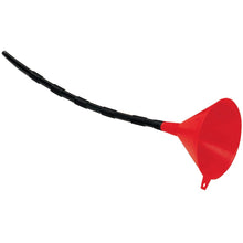 Performance Tool Funnel with 18-Inch Flex Spout Plastic  Red