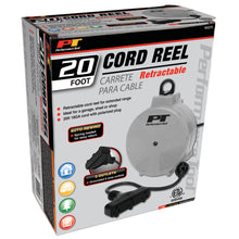 Performance Tool 20' 18GA Retractable Cord Reel
