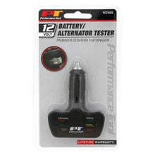 Performance Tool 12V Cigarette Lighter Battery Alternator Tester
