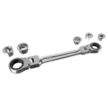 Performance Tool Metric 7-in-1 MET Ratcheting Flex Head Wrench