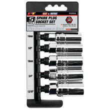 Performance Tool 3/8" Drive Spark Plug Socket Set (5-Piece)