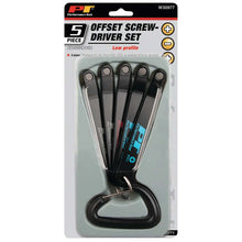 Performance Tool Low Profile Offset Screwdriver (5 Piece)