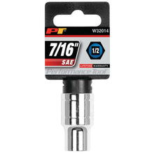 Performance Tool 1/2" Drive 6-Point SAE 7/16" Socket