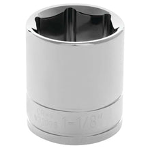 Performance Tool 1/2" Drive 6-Point SAE 1-1/8" Socket