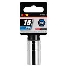 Performance Tool 1/2" Drive 15mm Metric 6-Point Socket