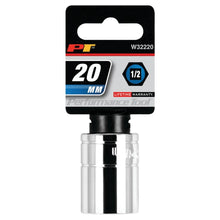 Performance Tool 1/2" Drive 20mm Metric 6-Point Socket