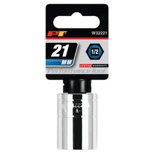 Performance Tool 1/2" Drive 21mm Metric 6-Point Socket