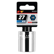 Performance Tool 1/2" Drive 27mm Metric 6-Point Socket