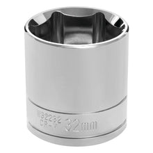 Performance Tool 1/2" Drive 32mm Metric 6-Point Socket