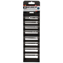Performance Tool 1/2″ Drive 6-Point SAE Deep Socket Set (8 Piece)