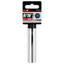 Performance Tool 1/2" Drive 6-Point SAE 9/16" Deep Socket