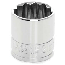 Performance Tool 1/2″ Drive 12-Point Metric 21mm Socket