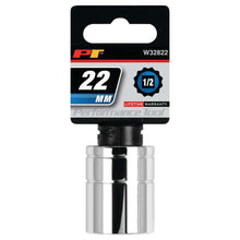 Performance Tool 1/2″ Drive 12-Point Metric 22mm Socket