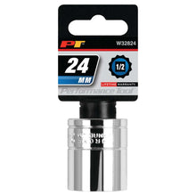 Performance Tool 1/2″ Drive 12-Point Metric 24mm Socket