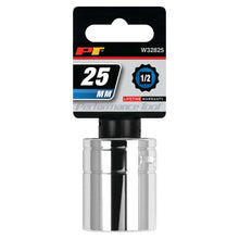 Performance Tool 1/2″ Drive 12-Point Metric 25mm Socket