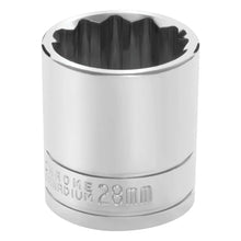 Performance Tool 1/2″ Drive 12-Point Metric 28mm Socket