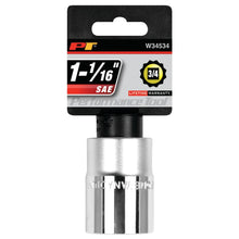 Performance Tool 3/4" Drive 1-1/16" 12-Point SAE Standard Socket