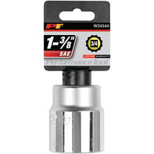 Performance Tool 3/4" Drive 1-3/8" 12-Point SAE Standard Socket