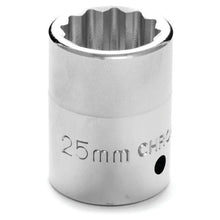 Performance Tool 3/4" Drive 25mm 12-Point Metric Standard Socket