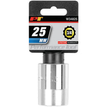 Performance Tool 3/4" Drive 25mm 12-Point Metric Standard Socket
