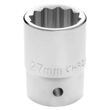Performance Tool 3/4" Drive 27mm 12-Point Metric Standard Socket
