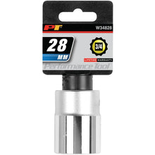 Performance Tool 3/4" Drive 28mm 12-Point Metric Standard Socket