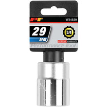 Performance Tool 3/4" Drive 29mm 12-Point Metric Standard Socket