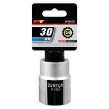Performance Tool 3/4" Drive 30mm 12-Point Metric Standard Socket