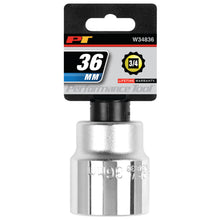 Performance Tool 3/4" Drive 36mm 12-Point Metric Standard Socket