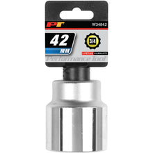 Performance Tool 3/4" Drive 42mm 12-Point Metric Standard Socket