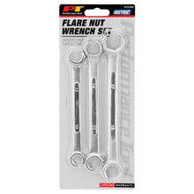 Performance Tool Metric Flare Nut Wrench Set (3-Piece Set)