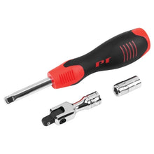 Performance Tool 6-Inch Spinner/Adapter with Flex Handle Extension Hex Bit Coupler