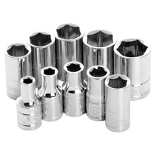 Performance Tool 1/4" Drive 6-Point MET Metric Socket Set (10-Piece Set)