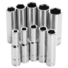 Performance Tool 1/4" Drive 6-point Metric Socket Set (10-Piece Set)