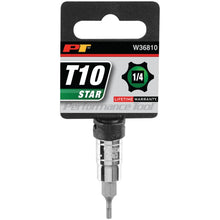 Performance Tool 1/4" Drive T10 Metric Star Bit Socket
