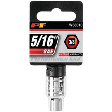 Performance Tool 3/8" Drive 5/16" SAE 6-Point Socket