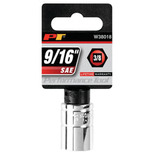 Performance Tool 3/8" Drive 9/16" SAE 6-Point Socket