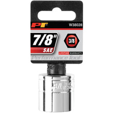 Performance Tool 3/8" Drive 7/8" SAE 6-Point Socket