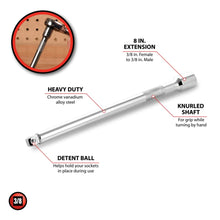 Performance Tool 3/8" Drive Wobble Extension 8"