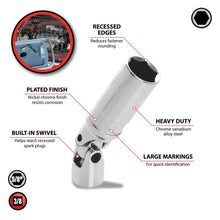 Performance Tool 3/8" Drive 5/8" U-Joint Spark Plug Socket