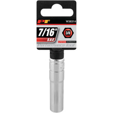 Performance Tool 3/8" Drive 7/16" SAE 6-Point Deep Socket