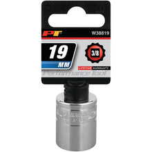 Performance Tool 3/8" Drive 19mm Metric 12-Point Socket