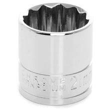 Performance Tool 3/8" Drive 21mm Metric 12-Point Socket
