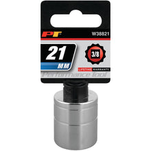 Performance Tool 3/8" Drive 21mm Metric 12-Point Socket