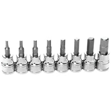 Performance Tool SAE Hex Bit Socket Set 3/8" Drive (8 Piece)