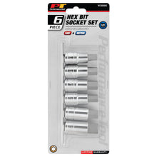 Performance Tool Hex Bit Socket Set 1/2" Drive (6 Piece)