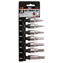 Performance Tool 3 to 10mm Metric Hex Bit Socket Set 3/8" Drive (8 Piece)