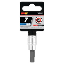 Performance Tool 7mm Metric Hex Bit Socket Set 3/8" Drive